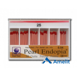 Штифти гутаперчеві 0.4 кон., №25 (Pearl Dent), 60 шт./пак.